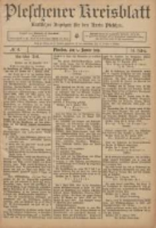 Pleschener Kreisblatt: Amtlicher Anzeiger f&uuml;r den Kreis Pleschen 1906.01.13 Jg.54 Nr4