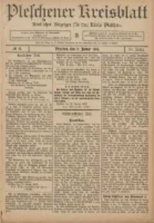 Pleschener Kreisblatt: Amtlicher Anzeiger für den Kreis Pleschen 1906.01.31 Jg.54 Nr9