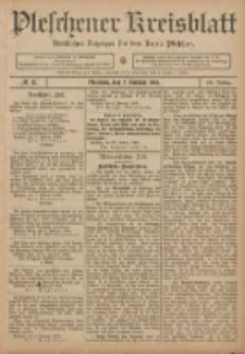 Pleschener Kreisblatt: Amtlicher Anzeiger f&uuml;r den Kreis Pleschen 1906.02.07 Jg.54 Nr11