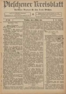 Pleschener Kreisblatt: Amtlicher Anzeiger für den Kreis Pleschen 1906.03.03 Jg.54 Nr18