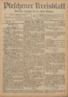 Pleschener Kreisblatt: Amtlicher Anzeiger f&uuml;r den Kreis Pleschen 1906.03.07 Jg.54 Nr19