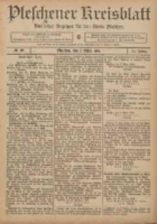 Pleschener Kreisblatt: Amtlicher Anzeiger für den Kreis Pleschen 1906.03.07 Jg.54 Nr19