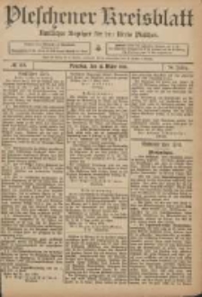 Pleschener Kreisblatt: Amtlicher Anzeiger für den Kreis Pleschen 1906.03.21 Jg.54 Nr23