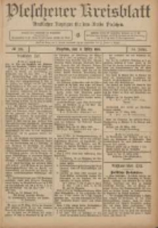 Pleschener Kreisblatt: Amtlicher Anzeiger für den Kreis Pleschen 1906.03.26 Jg.54 Nr26