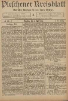 Pleschener Kreisblatt: Amtlicher Anzeiger für den Kreis Pleschen 1906.04.21 Jg.54 Nr32