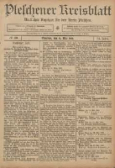 Pleschener Kreisblatt: Amtlicher Anzeiger f&uuml;r den Kreis Pleschen 1906.05.19 Jg.54 Nr40