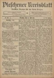 Pleschener Kreisblatt: Amtlicher Anzeiger für den Kreis Pleschen 1906.07.25 Jg.54 Nr59
