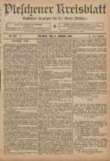 Pleschener Kreisblatt: Amtlicher Anzeiger für den Kreis Pleschen 1906.10.13 Jg.54 Nr82