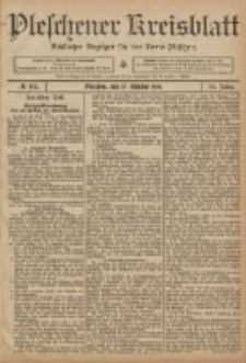 Pleschener Kreisblatt: Amtlicher Anzeiger f&uuml;r den Kreis Pleschen 1906.10.17 Jg.54 Nr83