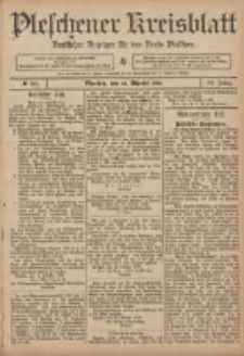 Pleschener Kreisblatt: Amtlicher Anzeiger für den Kreis Pleschen 1906.10.24 Jg.54 Nr85