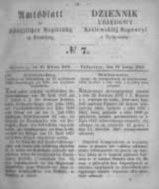 Amtsblatt der K&ouml;niglichen Preussischen Regierung zu Bromberg. 1859.02.18 No.7