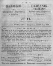 Amtsblatt der K&ouml;niglichen Preussischen Regierung zu Bromberg. 1859.03.18 No.11