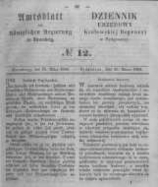 Amtsblatt der K&ouml;niglichen Preussischen Regierung zu Bromberg. 1859.03.25 No.12