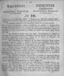 Amtsblatt der Königlichen Preussischen Regierung zu Bromberg. 1859.04.22 No.16