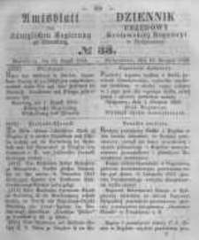 Amtsblatt der K&ouml;niglichen Preussischen Regierung zu Bromberg. 1859.08.19 No.33