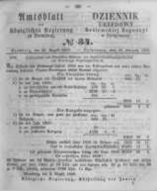 Amtsblatt der K&ouml;niglichen Preussischen Regierung zu Bromberg. 1859.08.26 No.34