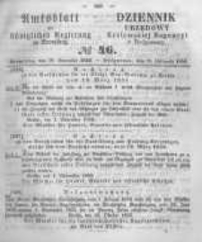 Amtsblatt der K&ouml;niglichen Preussischen Regierung zu Bromberg. 1859.11.18 No.46