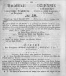 Amtsblatt der K&ouml;niglichen Preussischen Regierung zu Bromberg. 1859.12.02 No.48
