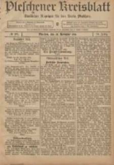Pleschener Kreisblatt: Amtlicher Anzeiger f&uuml;r den Kreis Pleschen 1906.11.28 Jg.54 Nr95