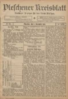 Pleschener Kreisblatt: Amtlicher Anzeiger f&uuml;r den Kreis Pleschen 1906.12.01 Jg.54 Nr96