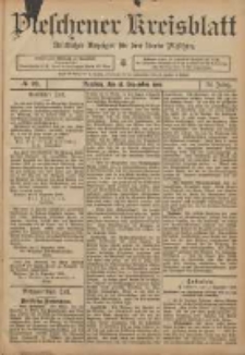 Pleschener Kreisblatt: Amtlicher Anzeiger für den Kreis Pleschen 1906.12.12 Jg.54 Nr99