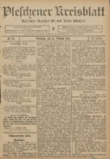 Pleschener Kreisblatt: Amtlicher Anzeiger für den Kreis Pleschen 1907.02.13 Jg.55 Nr13