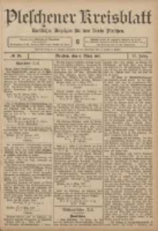 Pleschener Kreisblatt: Amtlicher Anzeiger für den Kreis Pleschen 1907.03.06 Jg.55 Nr19
