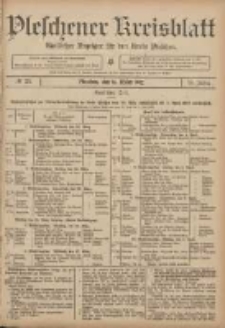 Pleschener Kreisblatt: Amtlicher Anzeiger für den Kreis Pleschen 1907.03.13 Jg.55 Nr21