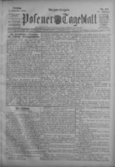 Posener Tageblatt 1911.09.03 Jg.50 Nr413