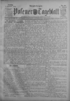 Posener Tageblatt 1911.09.03 Jg.50 Nr413