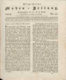 Allgemeine Moden-Zeitung : eine Zeitschrift f&uuml;r die gebildete Welt, begleitet von dem Bilder-Magazin f&uuml;r die elegante Welt 1824 Nr52