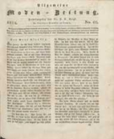 Allgemeine Moden-Zeitung : eine Zeitschrift f&uuml;r die gebildete Welt, begleitet von dem Bilder-Magazin f&uuml;r die elegante Welt 1824 Nr62