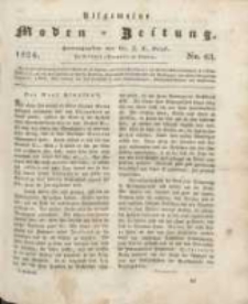 Allgemeine Moden-Zeitung : eine Zeitschrift f&uuml;r die gebildete Welt, begleitet von dem Bilder-Magazin f&uuml;r die elegante Welt 1824 Nr63