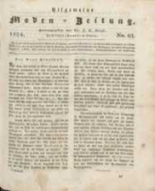 Allgemeine Moden-Zeitung : eine Zeitschrift für die gebildete Welt, begleitet von dem Bilder-Magazin für die elegante Welt 1824 Nr63