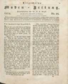 Allgemeine Moden-Zeitung : eine Zeitschrift f&uuml;r die gebildete Welt, begleitet von dem Bilder-Magazin f&uuml;r die elegante Welt 1824 Nr65