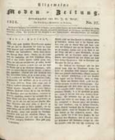 Allgemeine Moden-Zeitung : eine Zeitschrift für die gebildete Welt, begleitet von dem Bilder-Magazin für die elegante Welt 1824 Nr87