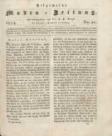 Allgemeine Moden-Zeitung : eine Zeitschrift f&uuml;r die gebildete Welt, begleitet von dem Bilder-Magazin f&uuml;r die elegante Welt 1824 Nr91