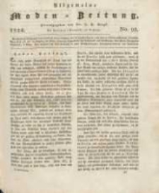 Allgemeine Moden-Zeitung : eine Zeitschrift f&uuml;r die gebildete Welt, begleitet von dem Bilder-Magazin f&uuml;r die elegante Welt 1824 Nr93
