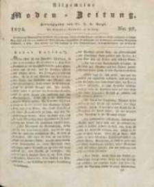 Allgemeine Moden-Zeitung : eine Zeitschrift f&uuml;r die gebildete Welt, begleitet von dem Bilder-Magazin f&uuml;r die elegante Welt 1824 Nr97