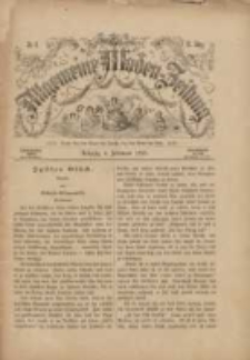 Allgemeine Moden-Zeitung : eine Zeitschrift f&uuml;r die gebildete Welt, begleitet von dem Bilder-Magazin f&uuml;r die elegante Welt 1893.02.06 Nr6