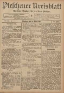 Pleschener Kreisblatt: Amtlicher Anzeiger f&uuml;r den Kreis Pleschen 1907.03.30 Jg.55 Nr26