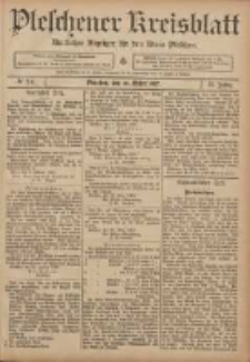 Pleschener Kreisblatt: Amtlicher Anzeiger für den Kreis Pleschen 1907.03.30 Jg.55 Nr26