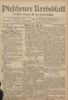Pleschener Kreisblatt: Amtlicher Anzeiger für den Kreis Pleschen 1907.05.01 Jg.55 Nr35