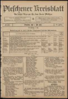 Pleschener Kreisblatt: Amtlicher Anzeiger für den Kreis Pleschen 1907.07.03 Jg.55 Nr53