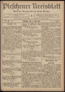 Pleschener Kreisblatt: Amtlicher Anzeiger f&uuml;r den Kreis Pleschen 1907.07.24 Jg.55 Nr59