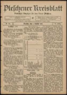 Pleschener Kreisblatt: Amtlicher Anzeiger f&uuml;r den Kreis Pleschen 1907.10.02 Jg.55 Nr79