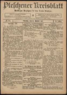 Pleschener Kreisblatt: Amtlicher Anzeiger f&uuml;r den Kreis Pleschen 1907.10.16 Jg.55 Nr83