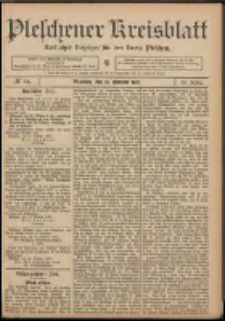 Pleschener Kreisblatt: Amtlicher Anzeiger für den Kreis Pleschen 1907.10.19 Jg.55 Nr84