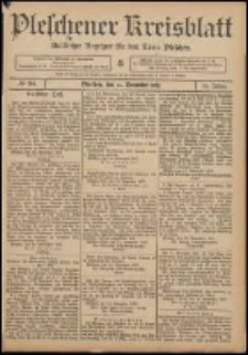 Pleschener Kreisblatt: Amtlicher Anzeiger f&uuml;r den Kreis Pleschen 1907.11.23 Jg.55 Nr94