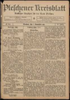 Pleschener Kreisblatt: Amtlicher Anzeiger f&uuml;r den Kreis Pleschen 1907.12.07 Jg.55 Nr98